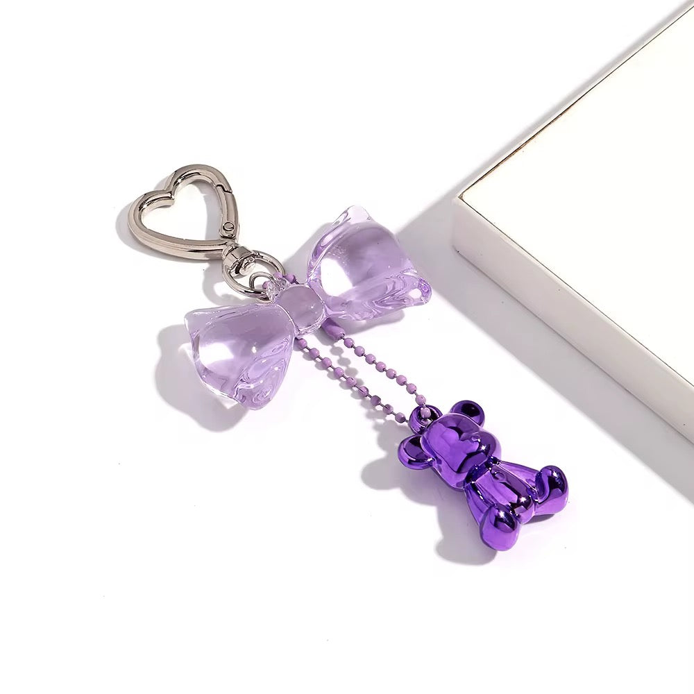 Bow Bear Charm