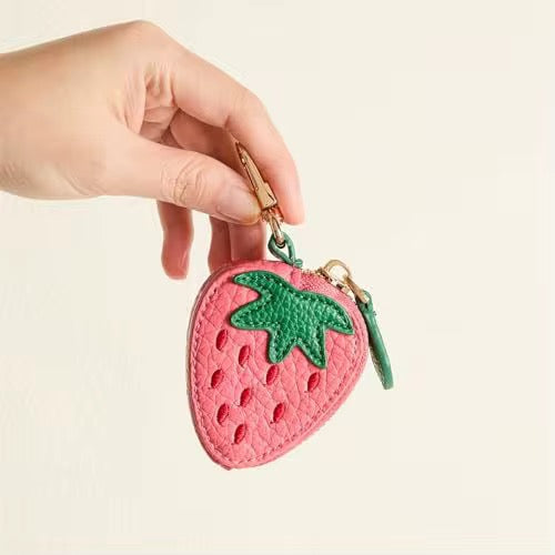 Strawberry Coin Purse Charm