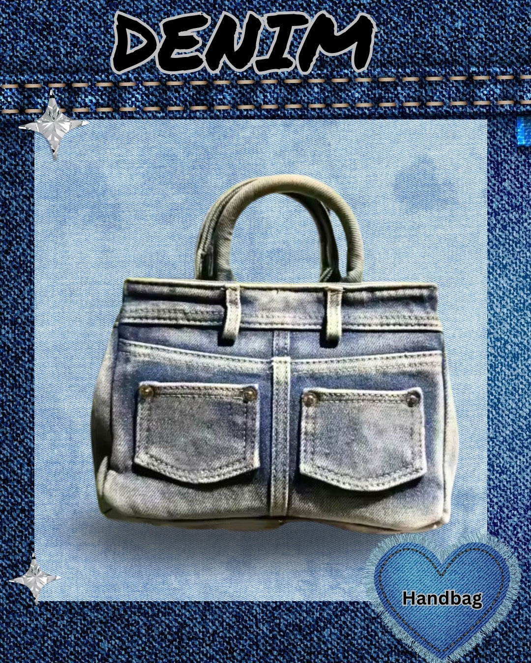 Denim Handbag