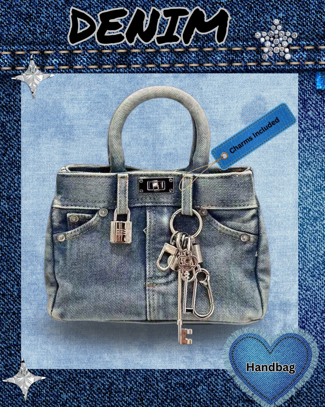 Denim Handbag