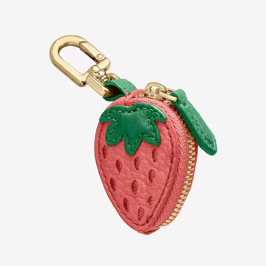 Strawberry Coin Purse Charm