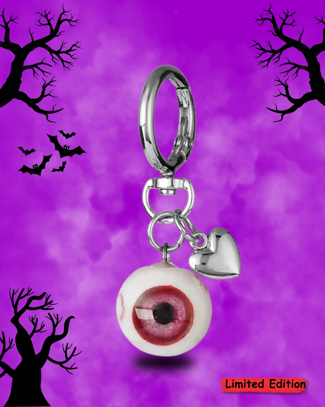 Bloodshot Eyeball Charm